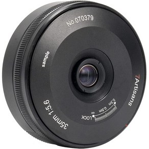 일본직발송 2. 7ARTISANS 35MM F5.6 팬케이크 렌즈 풀 사이즈 광각 렌즈 (소니 E) B08XBP51VR, 소니 E, One Colo