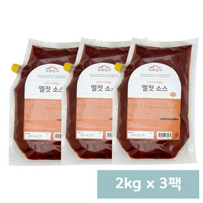 멜젓소스 고추명가, 3개, 2kg