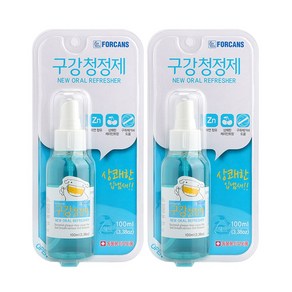 강아지 고양이 입냄새 제거 구강 청결제 양치 스프레이, 2팩, 100ml