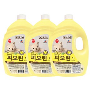 CJ이츠웰 피오린 섬유유연제.., 피오린 후리지아향, 3개, 3L