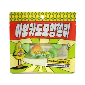 아보카도모양젤리, 40g, 1개