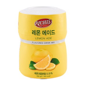 리치스 레몬 에이드 분말, 550g, 1개입, 12개