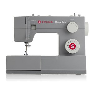 SINGER 4411 헤비듀티 재봉틀 그레이, Sewing Machine, 1개