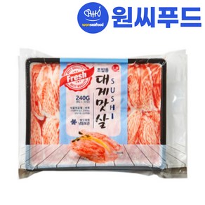 원씨푸드 초밥용 대게맛살 240g 30미 스시타입