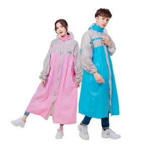 [아띠꼴로] 커플우비 여행우의 롱우비 롱레인코트 후드우의 공용우비, 옐로우, 1개