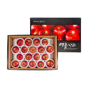 [풍기금계농장] 고당도 꿀사과 미야마 부사 사과 선물세트 5kg, 1박스, 중과(17-19과)