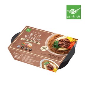 사옹원 불고기 한끼잡채 210g, 1개