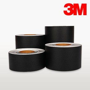 3M 인테리어필름 몰딩시트지 에어프리 접착식 띠벽지 문틀 필름지 15colo, 06. MC126 블랙