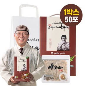 김오곤원장의 진한 스테비아 쌍화차 (50포/100포)+고명1팩 한방차 건강차 전통차, 13g, 50개입, 1박스