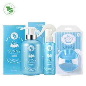 TS써니애견샴푸 500g+TS써니애견미스트 150ml+TS써니브러시 베이비파우더향, 500g, 1개