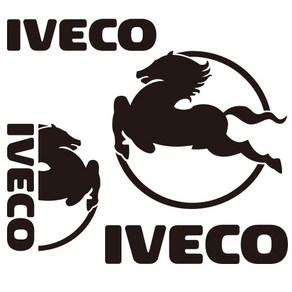 마이웨이카 이베코 스티커 화물차 트럭 트레일러 버스 튜닝 IVECO 로고