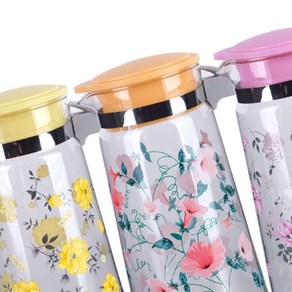 아트웨어 플라워 물병 1400ml, 핑크