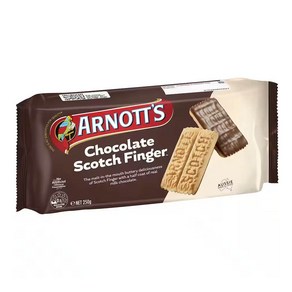 호주 아노츠 Anott's 스카치핑거 초콜릿 비스킷 250g Chocolate Coated Scotch Finge Biscuits 250g, 1개