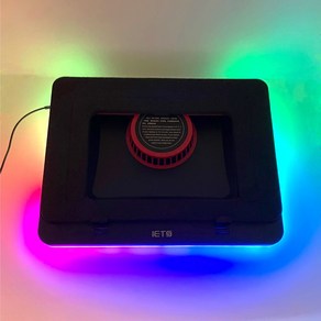 RMC GT500 V2 RGB 조명 최신형 밀봉식 노트북쿨러 후기검색 독점공급 KC인증, 1개