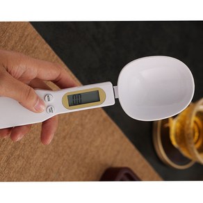 스푼저울 주방저울 계량저울 0.1g~500g 디지털저울, 화이트