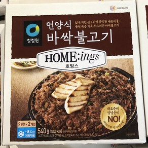 청정원 호밍스 언양식 바싹 불고기 540g, 1개