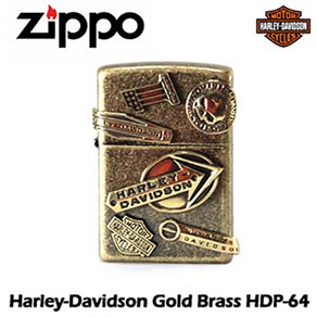 ZIPPO 할리데이비슨 Gold Bass 64