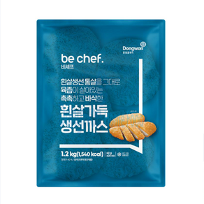 동원 비셰프 흰살가득생선까스, 2개, 1.2kg