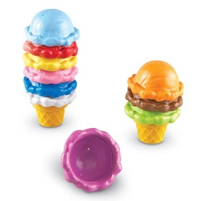 러닝리소스 LER 7349 똑똑한 쿠키 무지개 아이스크림 SMART SNACKS RAINBOW COLOR CONES