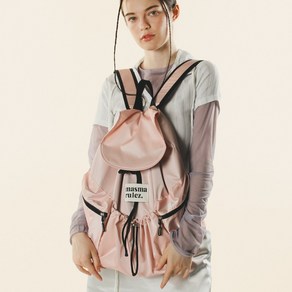 마스마룰즈 여성 [최초가 56 000원][리퍼브] Sting flap backpack _ Glittey pink 데일리 여행 선물