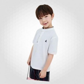 [25SS 10%][빈폴키즈] 체크 매치 반팔 상하 세트 아이보리 (BI5442U020)