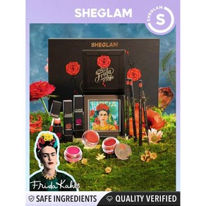 쉬글램 sheglam X 프리다 칼로 컬렉션 뷰티 메이크업 메이크업 세트, 1개