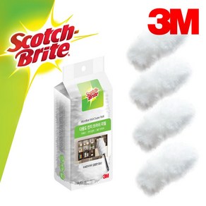 3M950 다용도 가정용 먼지브러시 리필4입, 기본상품_색상_상세페이지참조, 1개