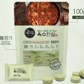 해통령 육수한알 칼칼한맛 100g