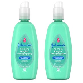 존슨즈 디탱글링 스프레이 Johnson's No Moe Tangles Spay Detangle 10 Ounce (Pack of 2), 2개