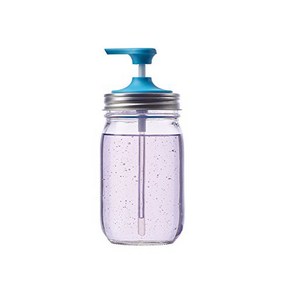 Jawae 82648 Soap Pump Lid fo Regula Mouth Mason Jas Blue Jawae 82648 일반 입 메이슨병용 비누 펌프 뚜껑 파란, 1개