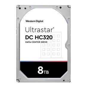 [Westen Digital] Ultasta HDD 8TB DC HC320 HUS728T8TAL5204 (SAS/ 7200pm/ 256MB/ PMR/ 5년), 2568TB