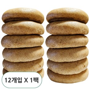 달다 무설탕 통밀 100% 플레인 베이글 당일생산 수제베이글, 12개