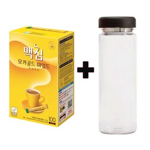 맥심 모카골드 마일드 100t+워터보틀, 1개, 1.2kg, 100개입, 12g