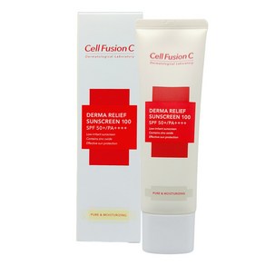 셀퓨전씨 더마 릴리프 썬스크린 100 SPF50+ PA++++, 50ml, 1개