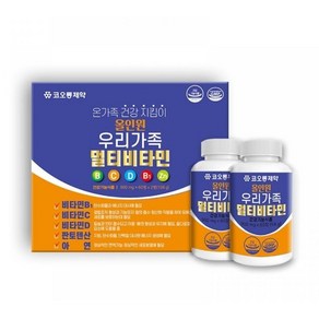 코오롱제약 올인원 우리가족 멀티비타민 900mg x 120정 4개월분, 1박스