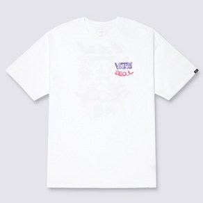 VANS 반스 서울 나이트 반팔 티셔츠 VN000H21WHT 남여공용 라운드티