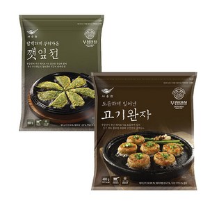 사옹원 깻잎전 + 고기완자, 880g, 1세트