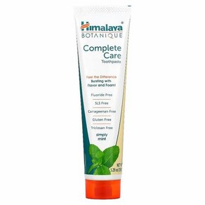 히말라야 Himalaya Botanique 컴플리트 케어 치약 심플리 민트 150G 5.29OZ), 1개