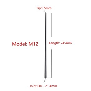 카본상대 당구큐 당구 상대 당구큐팁, 92.20+5-16x14 Joint, 1개