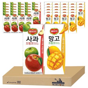 델몬트 망고 190ml 24팩 + 사과 190ml 24팩 세트