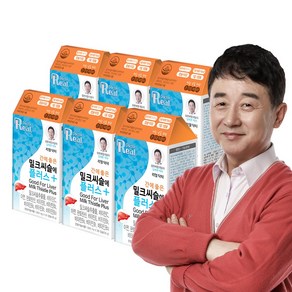 리얼닥터 간에 좋은 밀크씨슬에 플러스, 30정, 6개