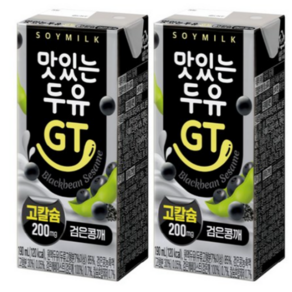 남양유업 맛있는 두유 GT 고칼슘 검은콩깨, 72개, 190ml