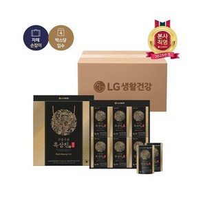 25년 설 LG생활건강 선물세트 리튠 구증구포 흑삼진 골드 50ML*24포 x 4개, 1.2L