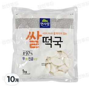 면사랑 쌀떡국(실온) 1kg, 10개