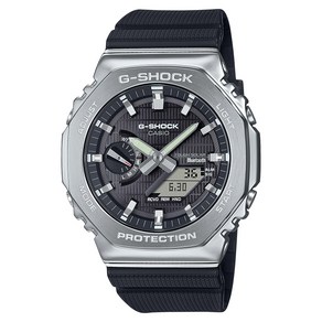 G-SHOCK 지샥 GBM-2100A-1A 지얄오크 터프솔라 메탈 우레탄밴드 블랙