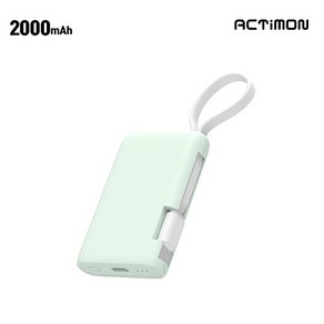 엑티몬 미니 보조배터리 2000mAh (C-TYPE), 상세페이지 참조, 상세페이지 참조