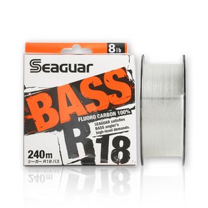 시가 R18 배스 240m 플로로카본 SEAGUAR