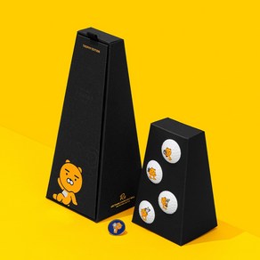 [카카오프렌즈 골프] R4 스페셜 트로피 라이언 /볼&마크 세트, 1개
