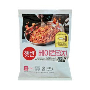 햇반 쿡반 베이컨김치볶음밥 400g x 4개