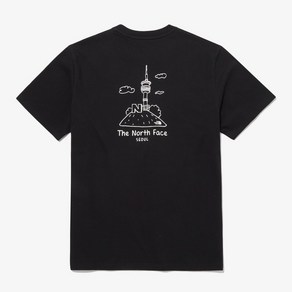 [국내정식매장] 노스페이스 반팔티 티셔츠 The North Face TNF SEOUL EDITION S/S R/TEE 2 - BLACK